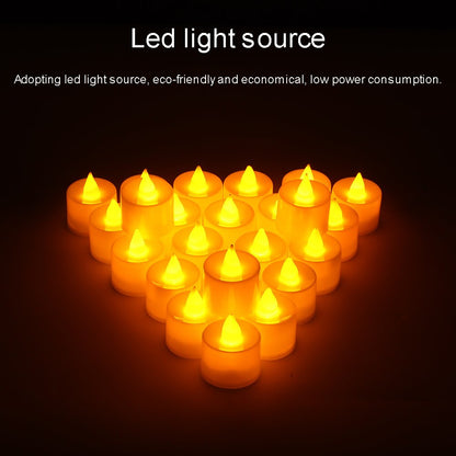 Battery LED Tea Lights Candles, 24 Pack by HitMyNeed