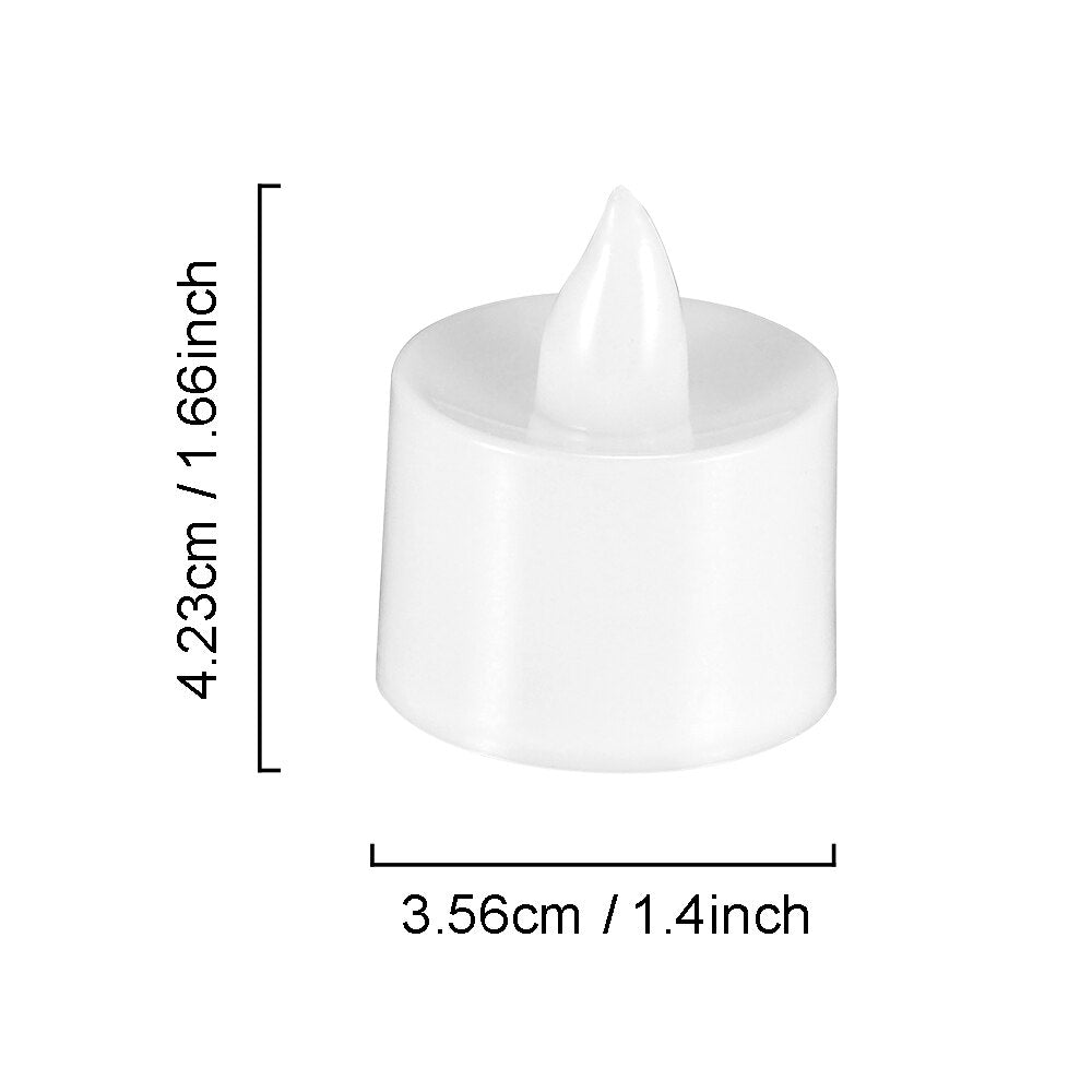 Battery LED Tea Lights Candles, 24 Pack by HitMyNeed