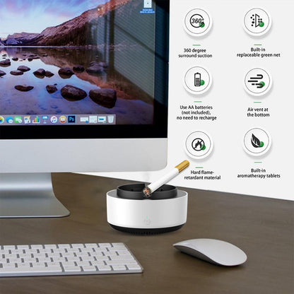 Battery Operated Ashtray Air Purifier by HitMyNeed
