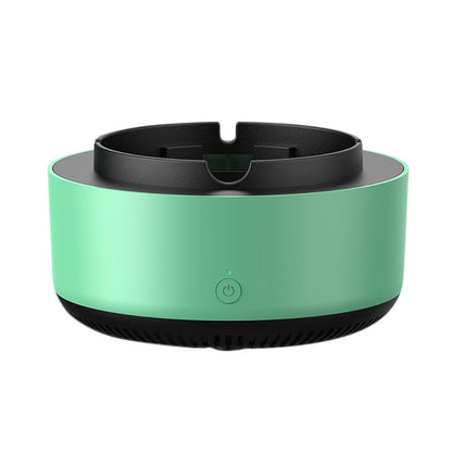 Battery Operated Ashtray Air Purifier green by HitMyNeed