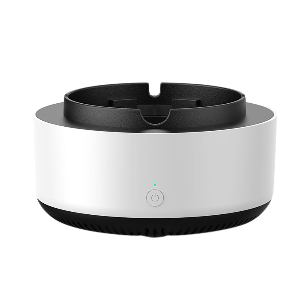 Battery Operated Ashtray Air Purifier white by HitMyNeed
