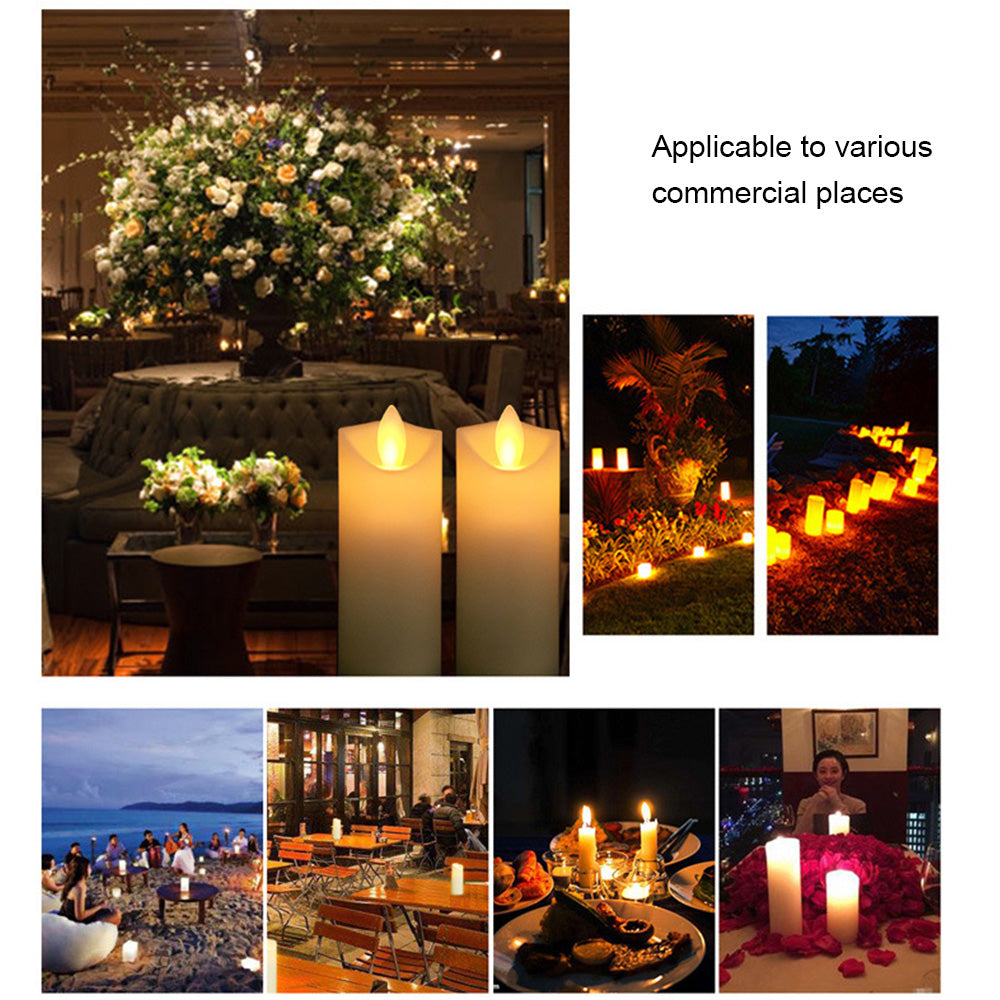 Battery Operated Flameless LED Pillar Candle by HitMyNeed