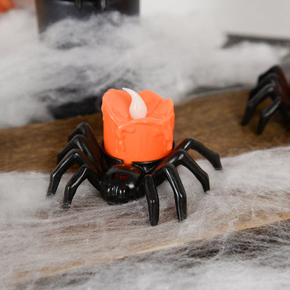 Battery Operated Spider Halloween Tealight Candle by HitMyNeed
