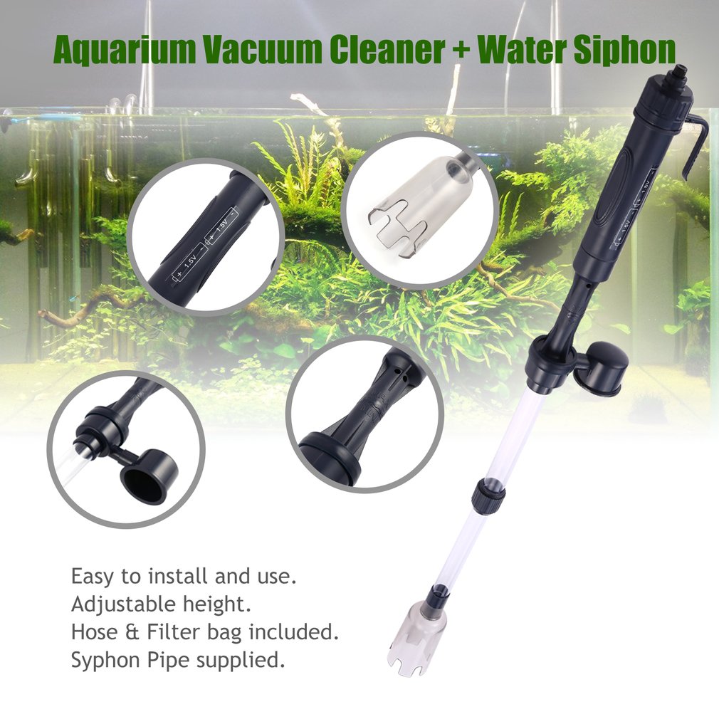 Battery-Powered Gravel Vacuum for Aquariums by HitMyNeed