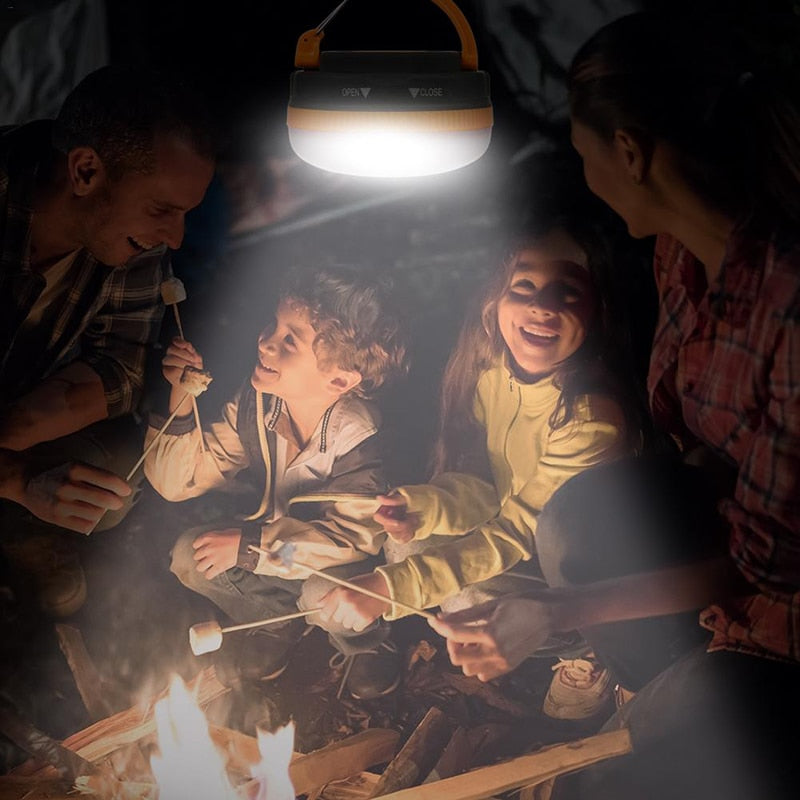 Battery Powered Hanging Tent Light with Hook by HitMyNeed