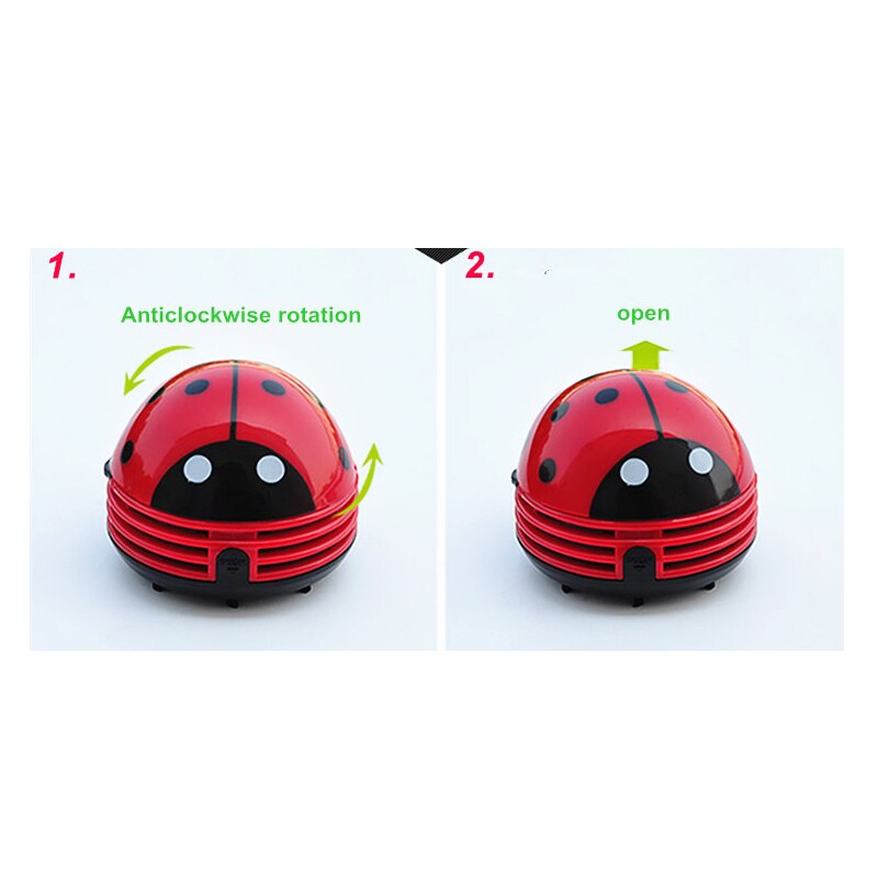 Battery Powered Ladybug Desktop Vacuum Cleaner by HitMyNeed