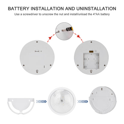 Battery Powered Wall Light with Remote Control by HitMyNeed