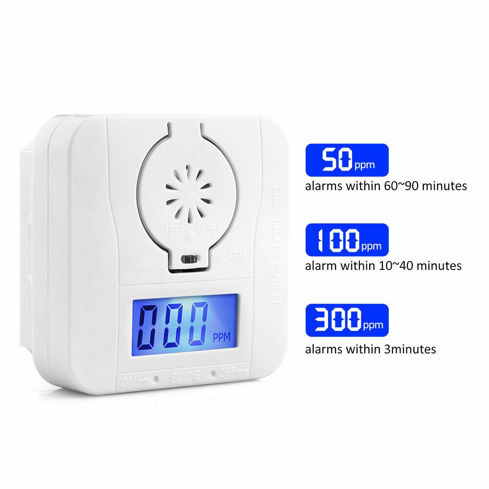 Battery Smoke & Carbon Monoxide Alarm with LCD by HitMyNeed