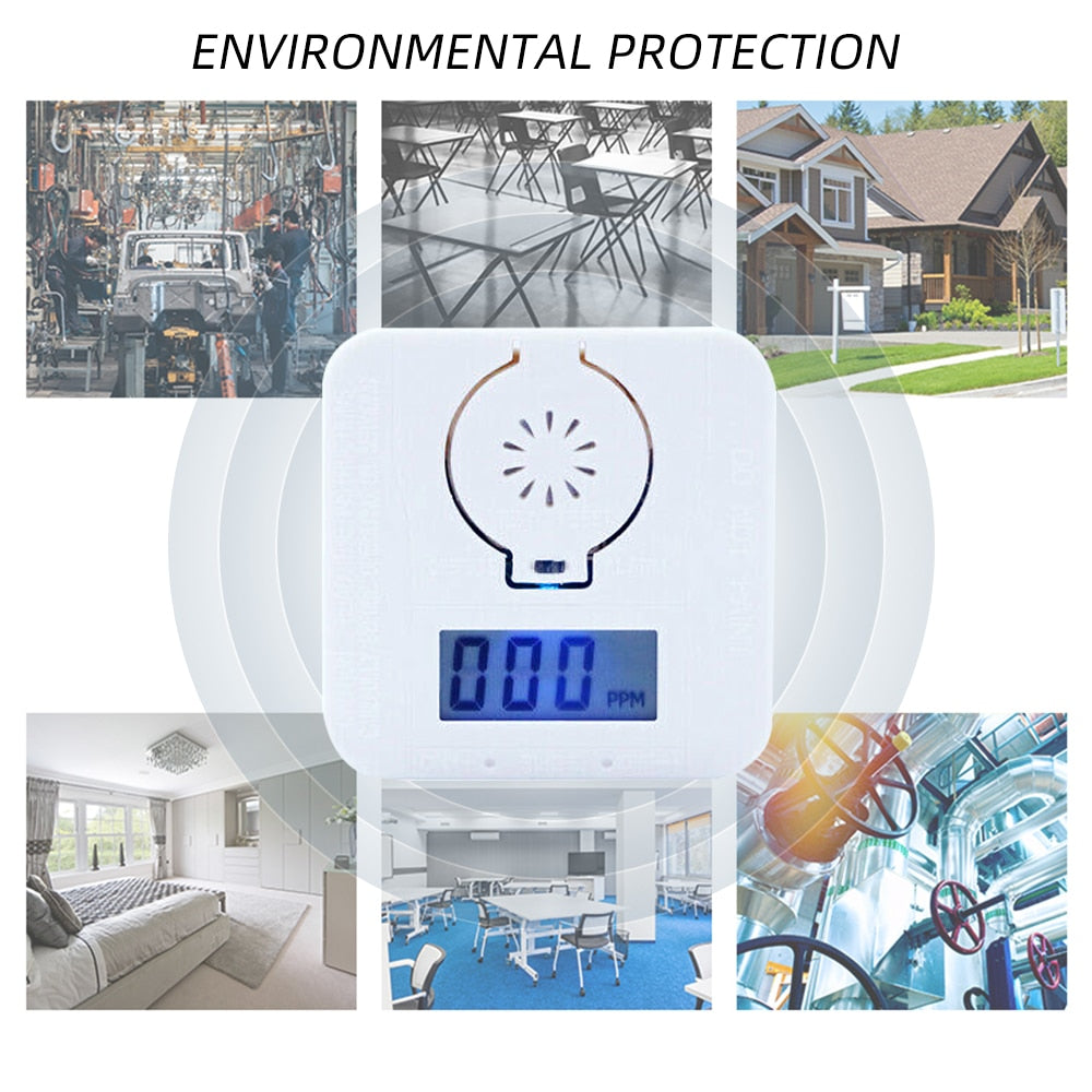 Battery Smoke & Carbon Monoxide Alarm with LCD by HitMyNeed