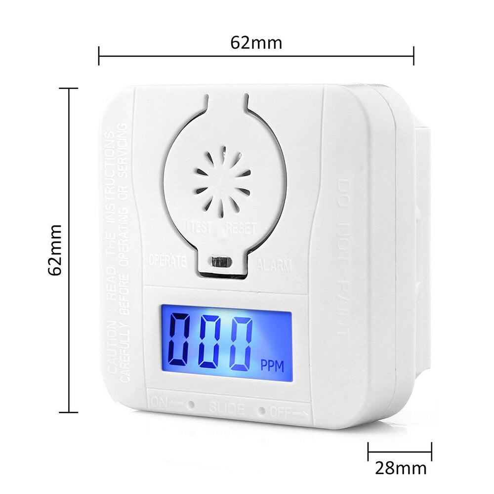 Battery Smoke & Carbon Monoxide Alarm with LCD by HitMyNeed