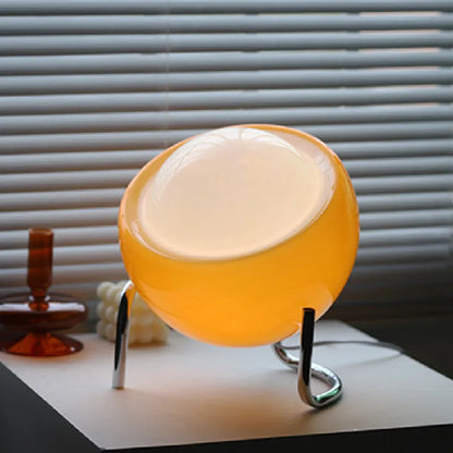 Bauhaus Medieval Glass LED Bedside Table Lamp by HitMyNeed