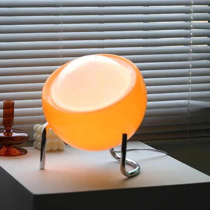Bauhaus Medieval Glass LED Bedside Table Lamp by HitMyNeed