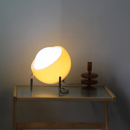 Bauhaus Medieval Glass LED Bedside Table Lamp by HitMyNeed