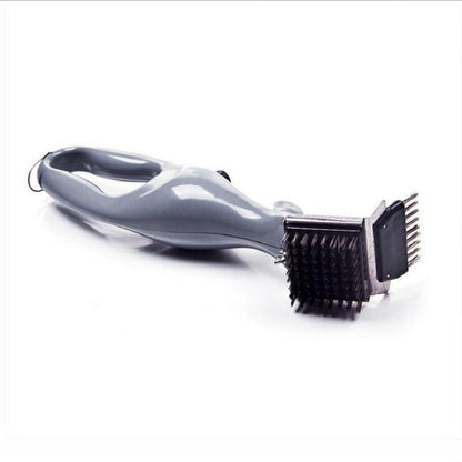 BBQ Grill Brush with Steel Bristles and Dual Head by HitMyNeed