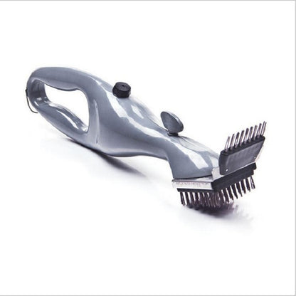 BBQ Grill Brush with Steel Bristles and Dual Head by HitMyNeed