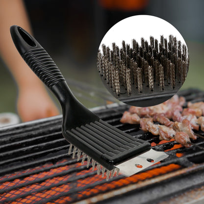 BBQ Grill Cleaning Brush with Wire Bristles by HitMyNeed