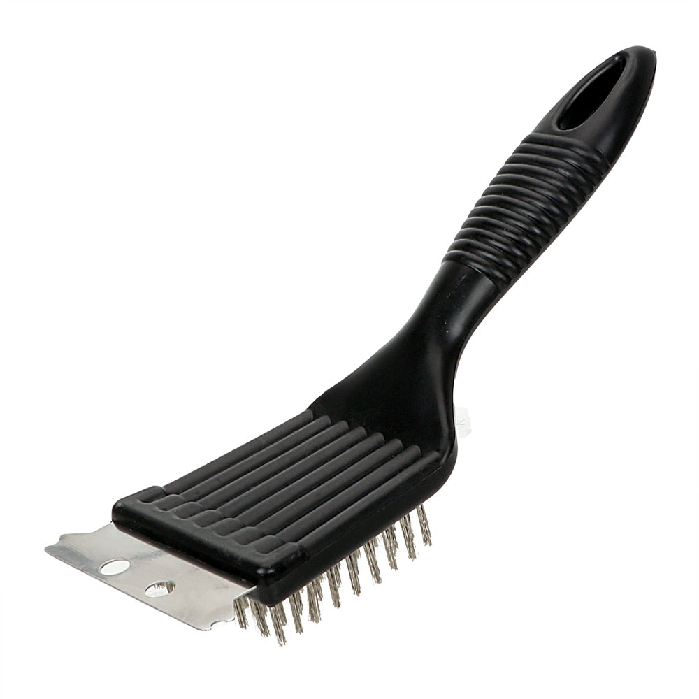BBQ Grill Cleaning Brush with Wire Bristles by HitMyNeed