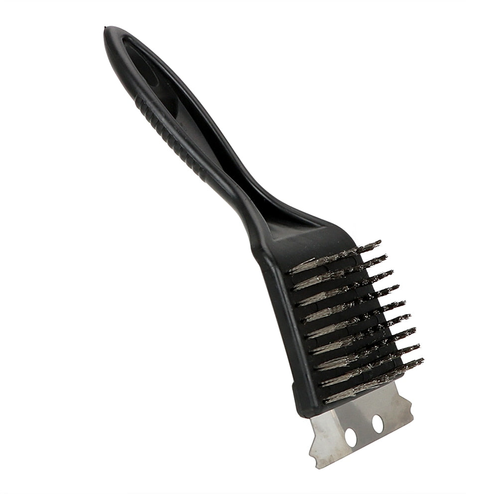 BBQ Grill Cleaning Brush with Wire Bristles by HitMyNeed