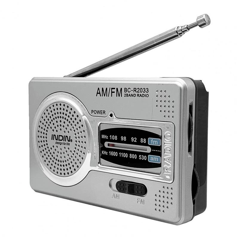 BC-R2033 Portable AM FM Radio with Telescopic Antenna by HitMyNeed