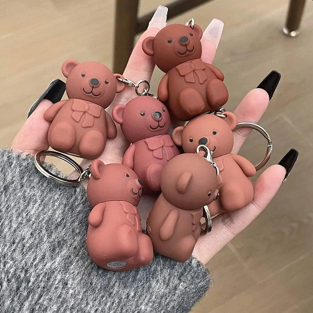 Bear Keychain Matte Velvet Lip Mud Glaze by HitMyNeed