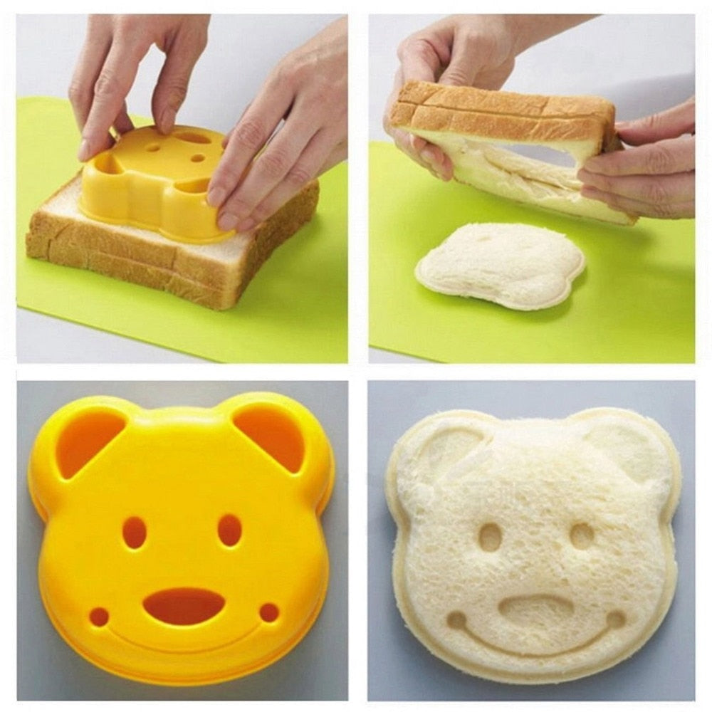 Bear Kids Sandwich Cutter and Bread Stamp by HitMyNeed