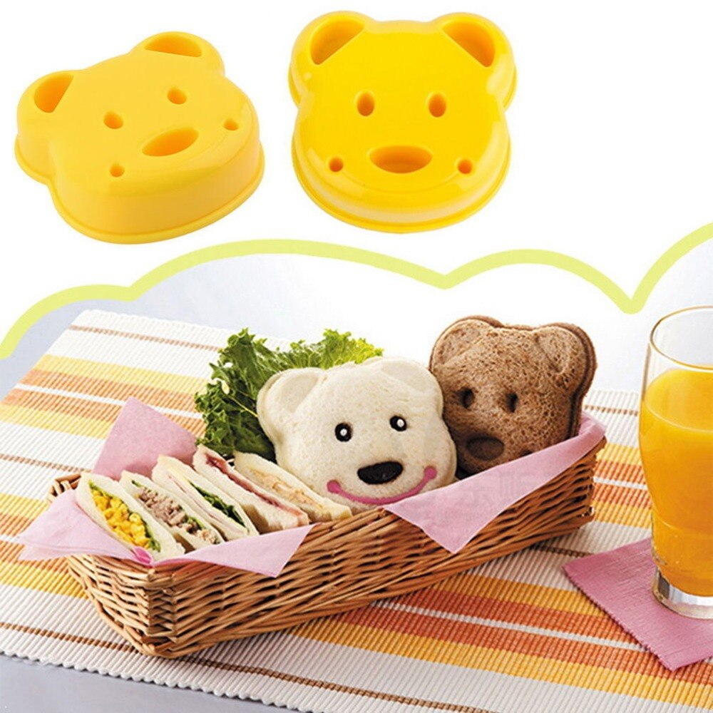 Bear Kids Sandwich Cutter and Bread Stamp by HitMyNeed