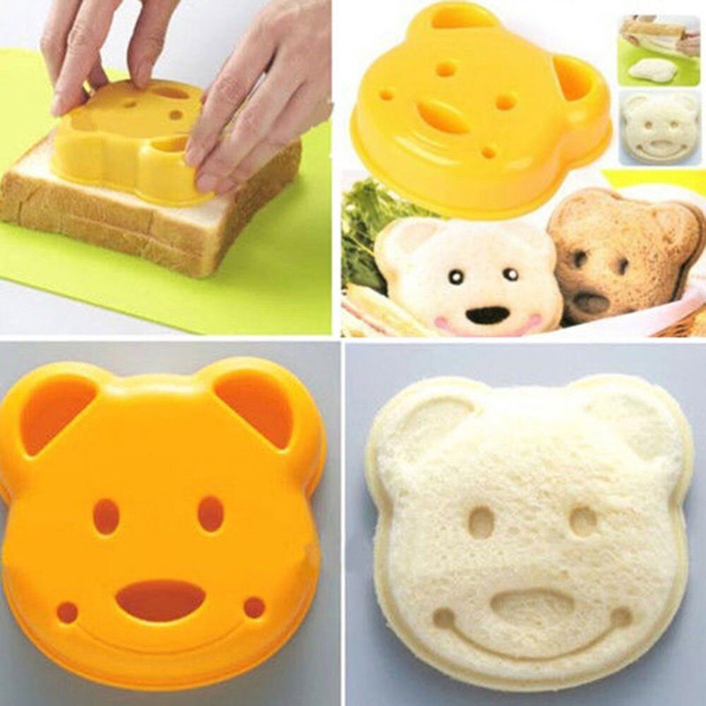 Bear Kids Sandwich Cutter and Bread Stamp by HitMyNeed