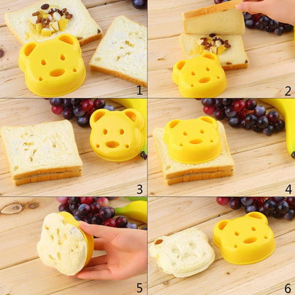 Bear Kids Sandwich Cutter and Bread Stamp by HitMyNeed