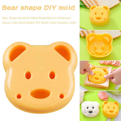 Bear Sandwich Cutter Crust Remover Bread Mold by HitMyNeed