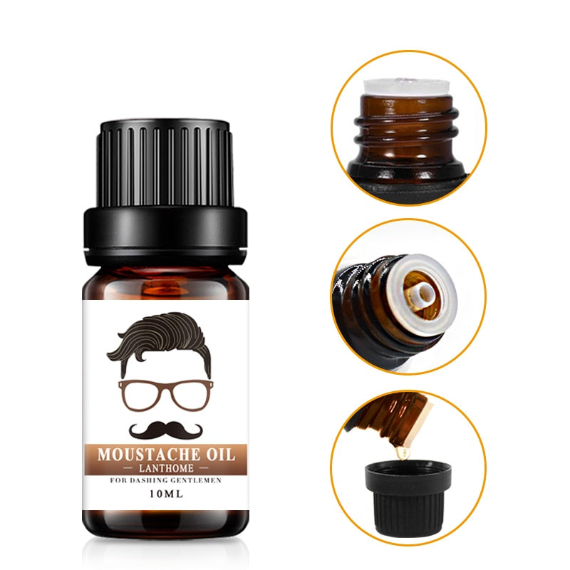Beard Growth Serum & Mustache Conditioning Oil 10ml by HitMyNeed
