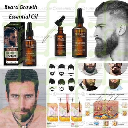 Beard Oil for Men Growth & Leave‑In Conditioner 30ml by HitMyNeed