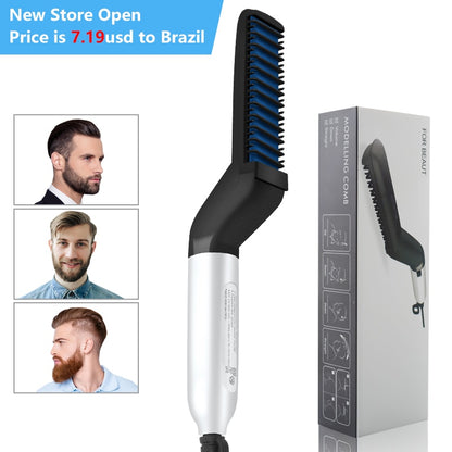 Beard Straightener Multi‑Function Comb by HitMyNeed