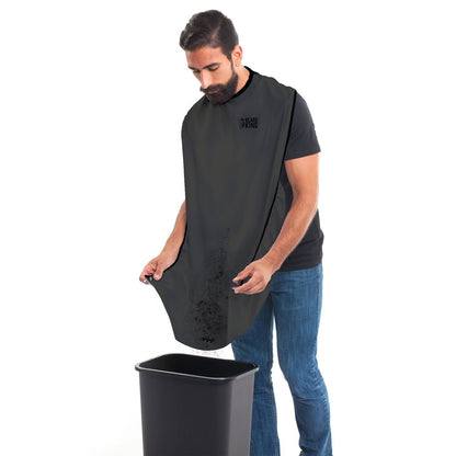 Beard Trimming Apron with Mirror Suction by HitMyNeed