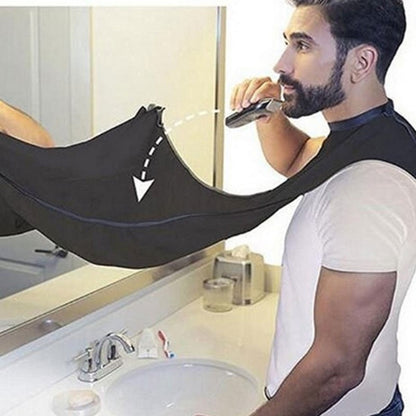 Beard Trimming Apron with Mirror Suction by HitMyNeed