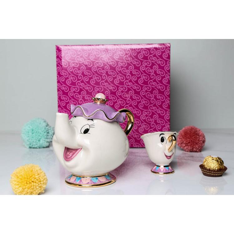 Beauty and the Beast Ceramic Teapot Set by HitMyNeed