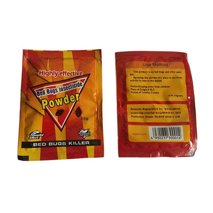 Bed Bug Killer Powder Set (50 Sachets) by HitMyNeed