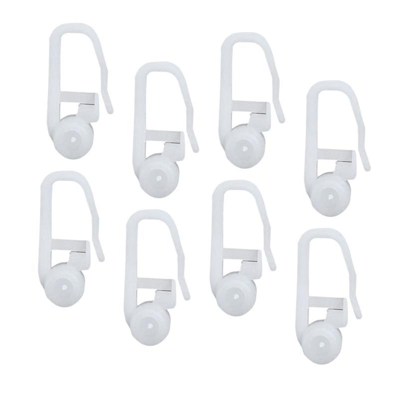 Bed Curtain Hanging Hooks Set (50 Pieces) by HitMyNeed