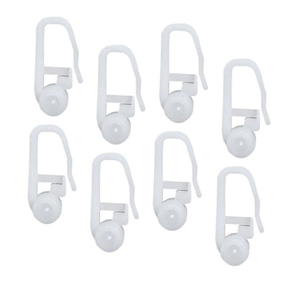 Bed Curtain Hanging Hooks Set (50 Pieces) by HitMyNeed