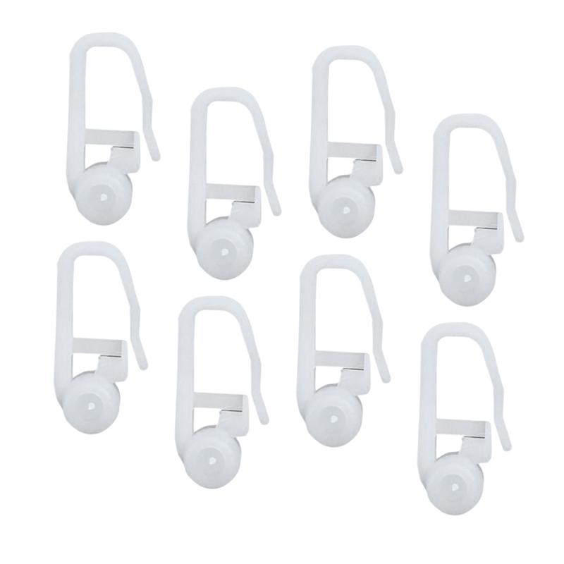 Bed Curtain Hanging Hooks Set (50 Pieces) by HitMyNeed
