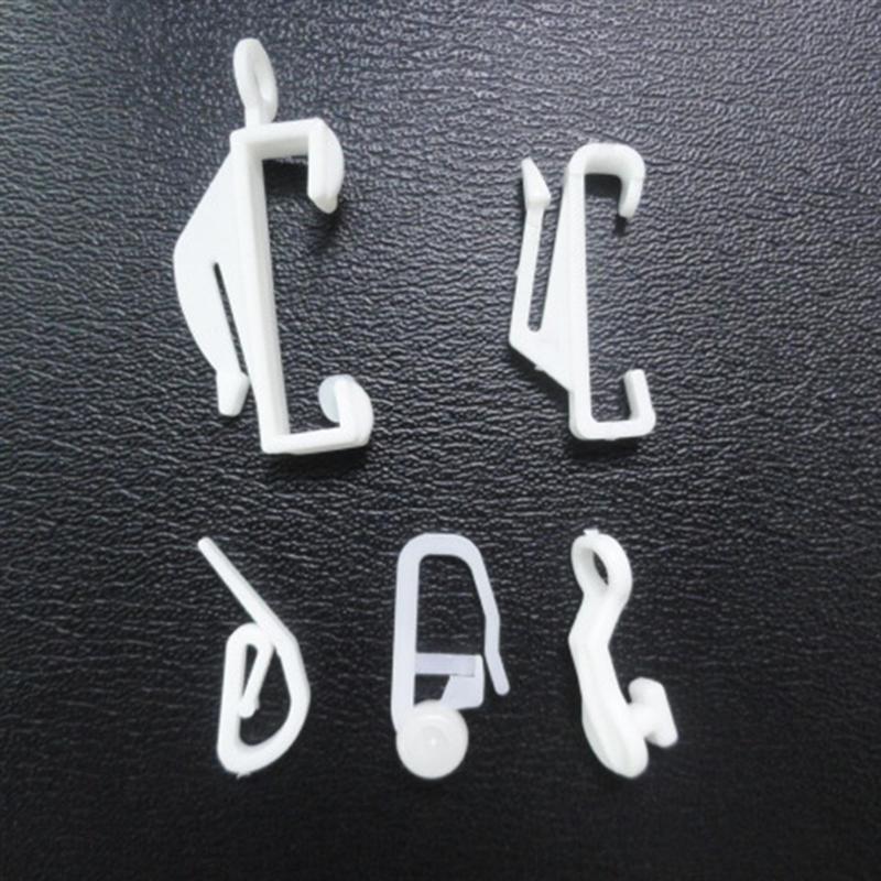 Bed Curtain Hanging Hooks Set (50 Pieces) by HitMyNeed