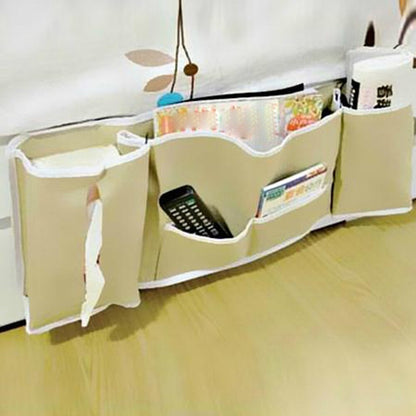 Bedside Hanging Organizer with Tissue Dispenser by HitMyNeed