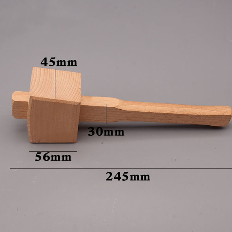 Beech Wooden Mallet for Woodworking and Chiseling by HitMyNeed