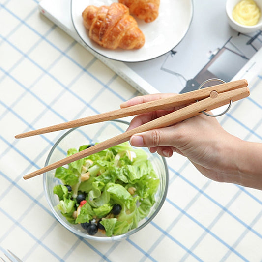 Beechwood Kitchen Tongs 25cm by HitMyNeed