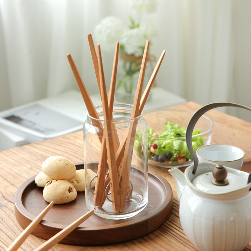 Beechwood Kitchen Tongs 25cm by HitMyNeed