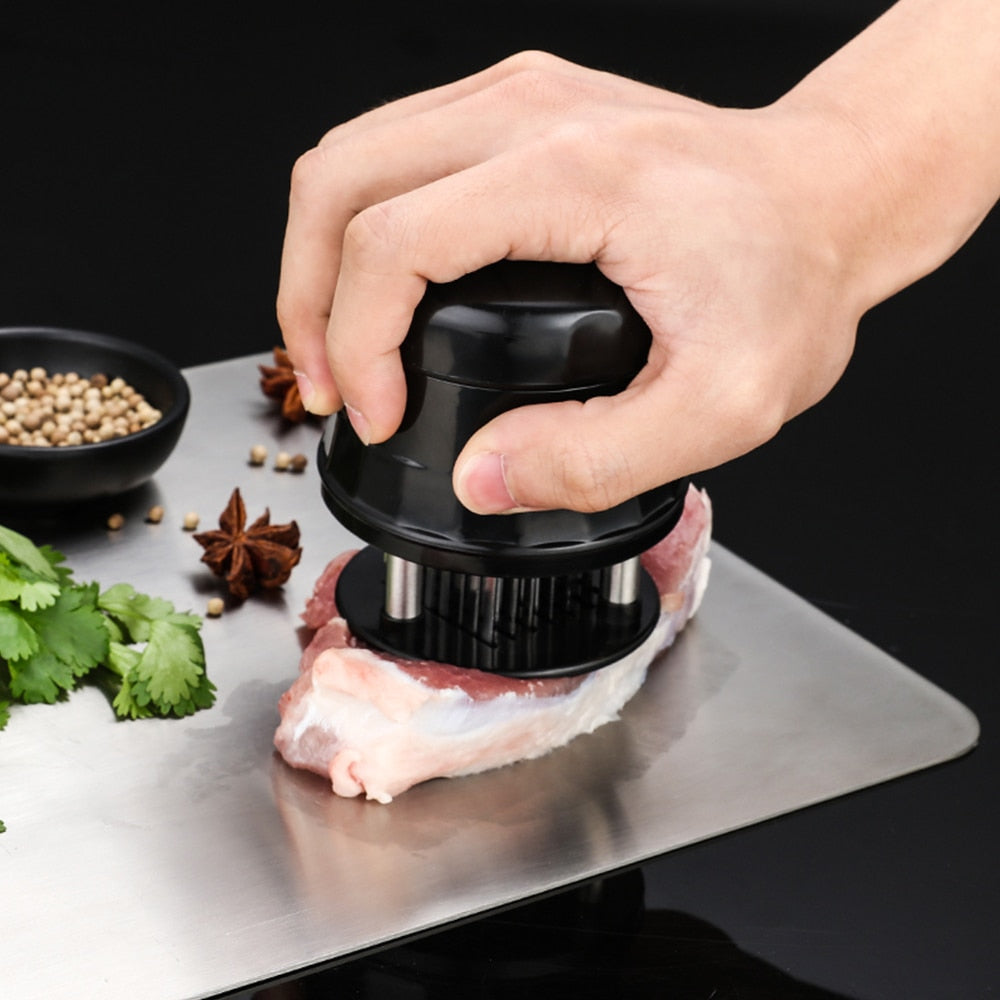 Beef Tenderizer 56-Blade Stainless Steel Tool by HitMyNeed