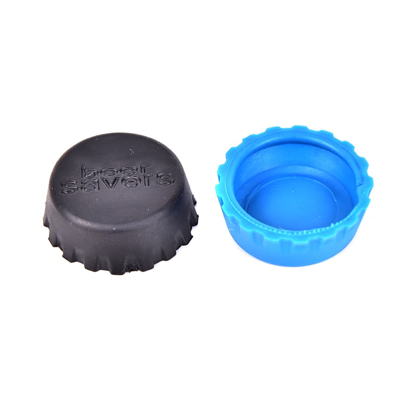 Beer Savers Reusable Silicone Beer Caps (6 Pack) by HitMyNeed