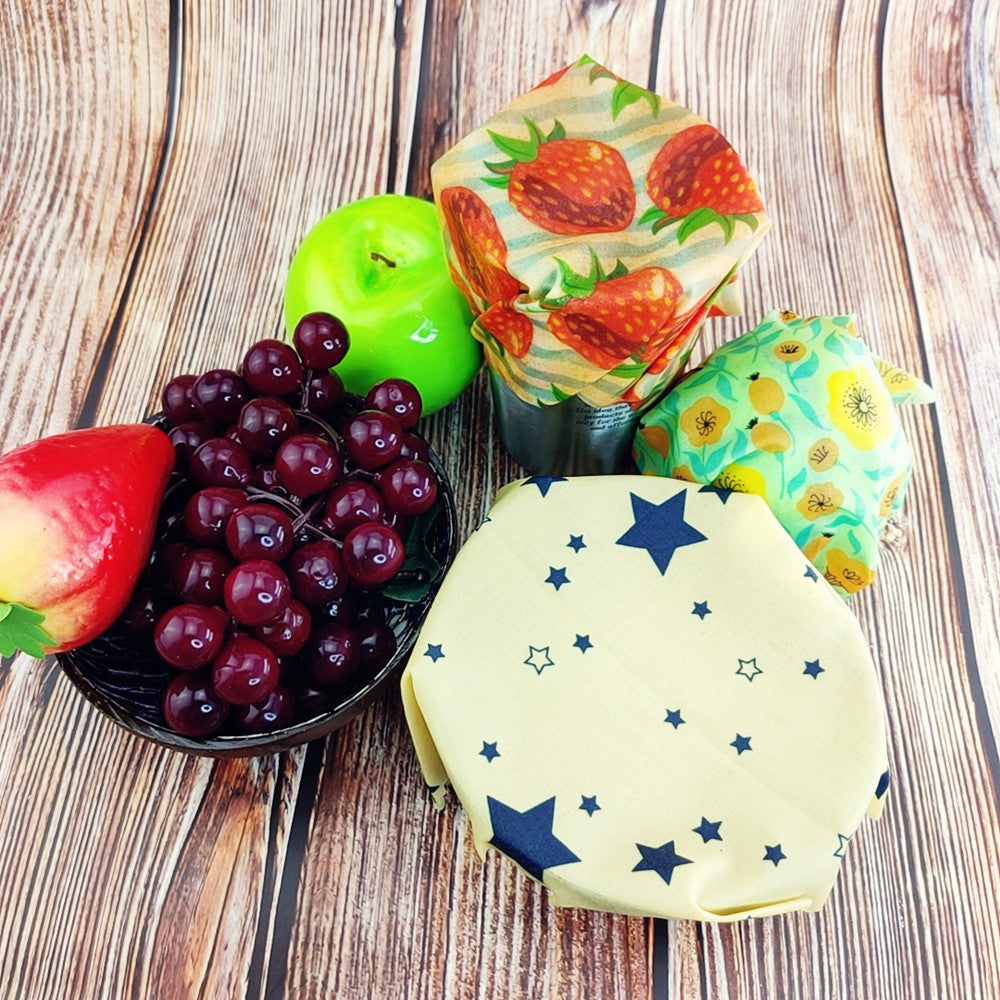 Beeswax Reusable Sandwich Wraps Set (3 Pieces) by HitMyNeed