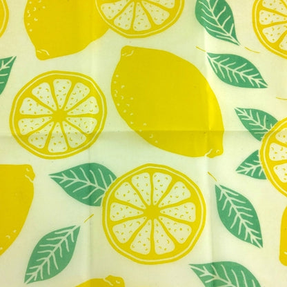 Beeswax Reusable Sandwich Wraps Set (3 Pieces) lemon by HitMyNeed