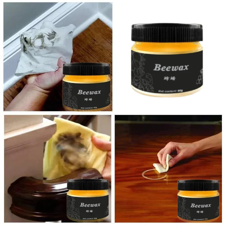 Beeswax Wood Seasoning Furniture & Floor Polish by HitMyNeed