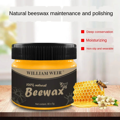 Beeswax Wood Seasoning Furniture & Floor Polish by HitMyNeed